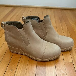 Sorel Tan Ankle Boots